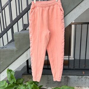 Adidas X Ivy Park Womens Jogger Sweatpants Peach Size XS Athletic Athleisure
